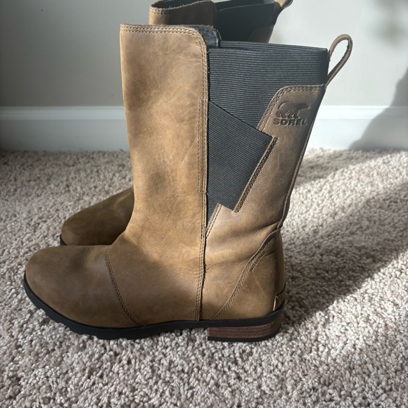 Excellent Condition Sorel Emelie Mid Calf Waterproof Leather Boots - Picture 3 of 8